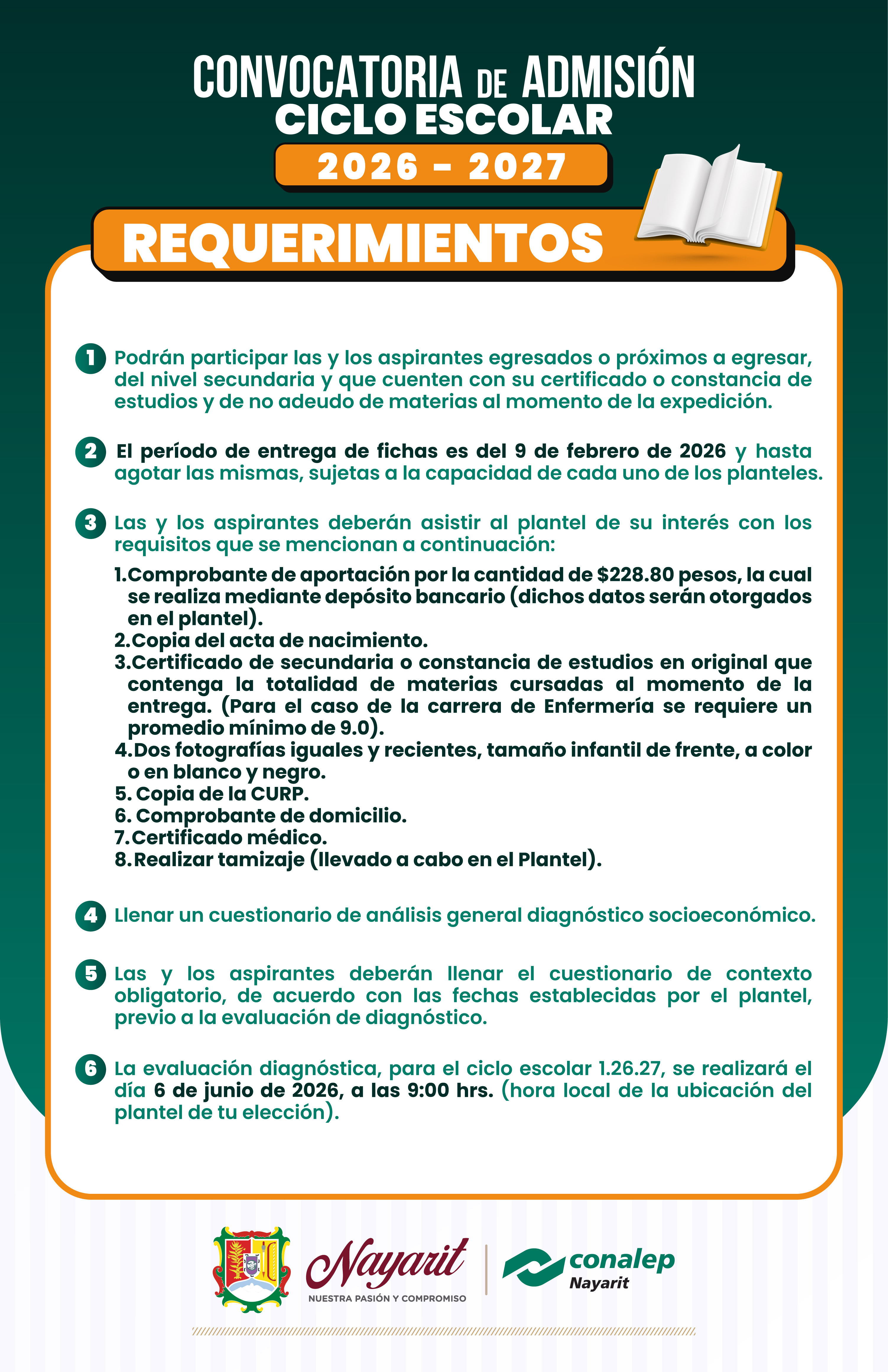 Requisitos de admisi&oacute;n